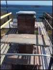 masonry repair on Bourne MA chimney